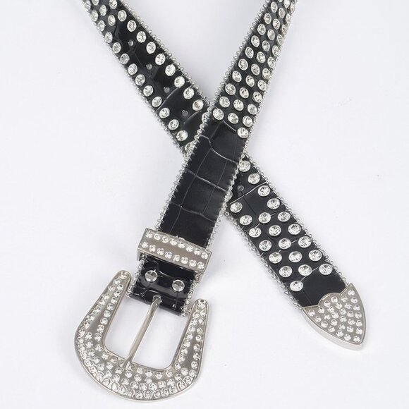 Multi Metal Stone Studded Belt - Picture 3 of 9